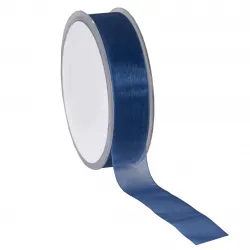 Organza Woven Edge Ribbon; Navy Blue